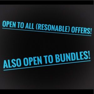 Open to offers and bundles!